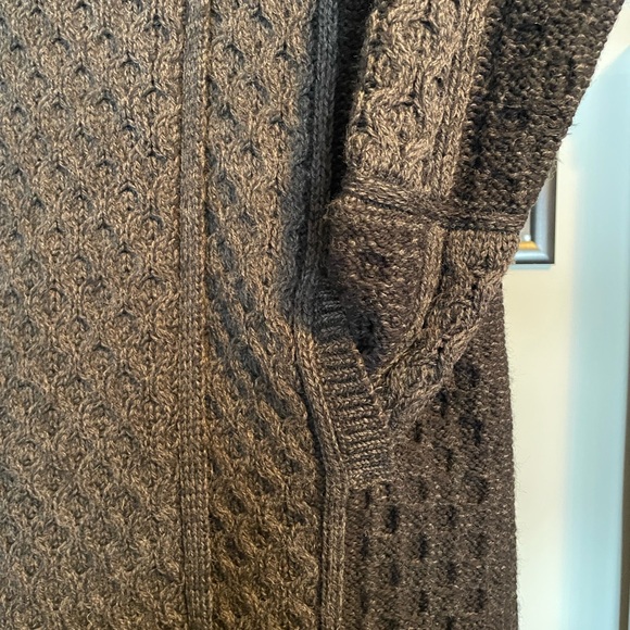 Aran Crafts Charcoal Cowl Neck Sweater - Picture 3 of 11